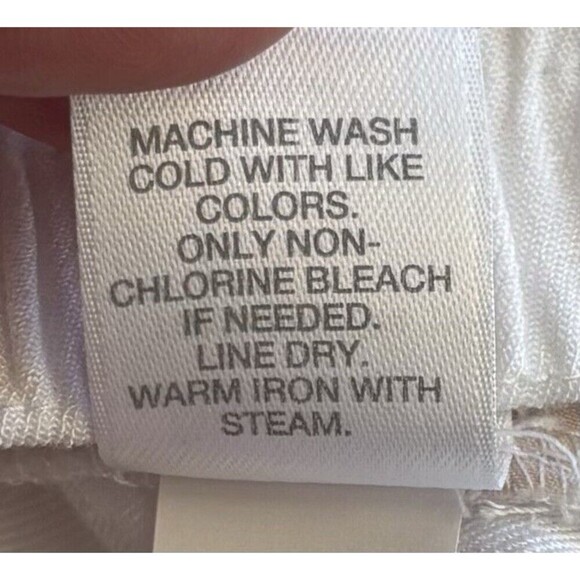 J. JILL White Pull On Crop Pants Size 3X Wide Leg Elastic Waist Trousers NWT - Picture 9 of 13